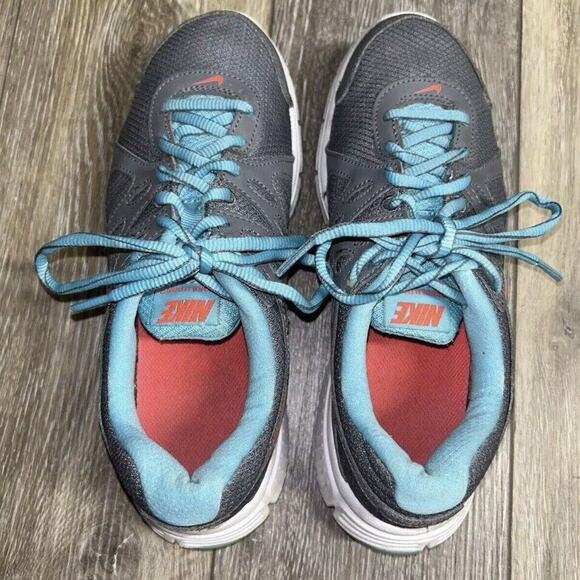 Nike Womens US Size 7.5 Revolution 2 554900-020 Gray Blue Red Running Shoes - Picture 8 of 11